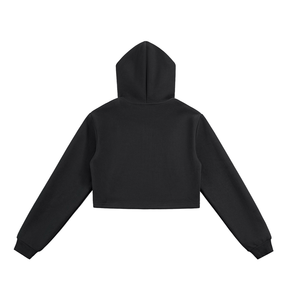 Essential Cropped Zip Hoodie