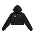 Essential Cropped Zip Hoodie