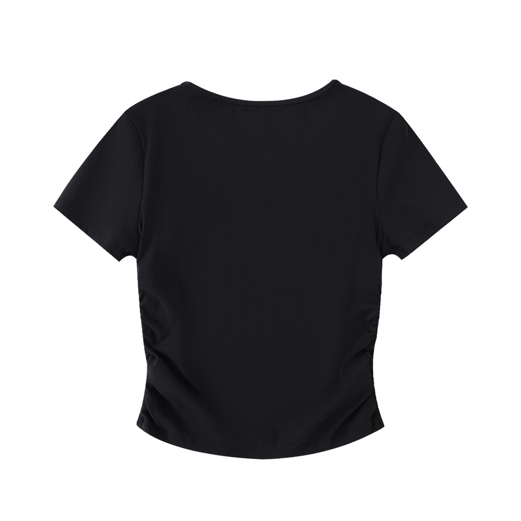 Performance Ruched Crop Top