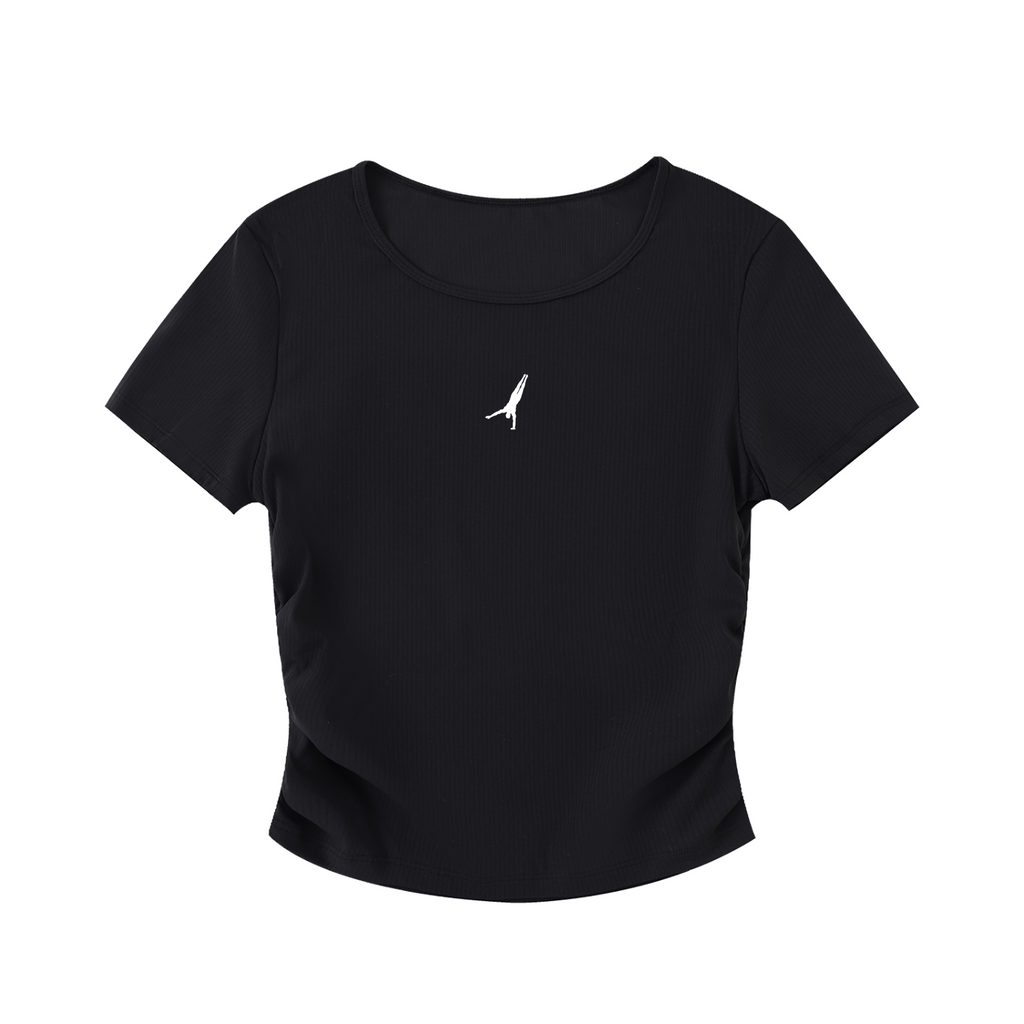 Performance Ruched Crop Top